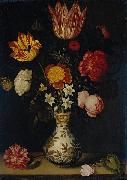 Bloemstilleven in een Wan li vaas
